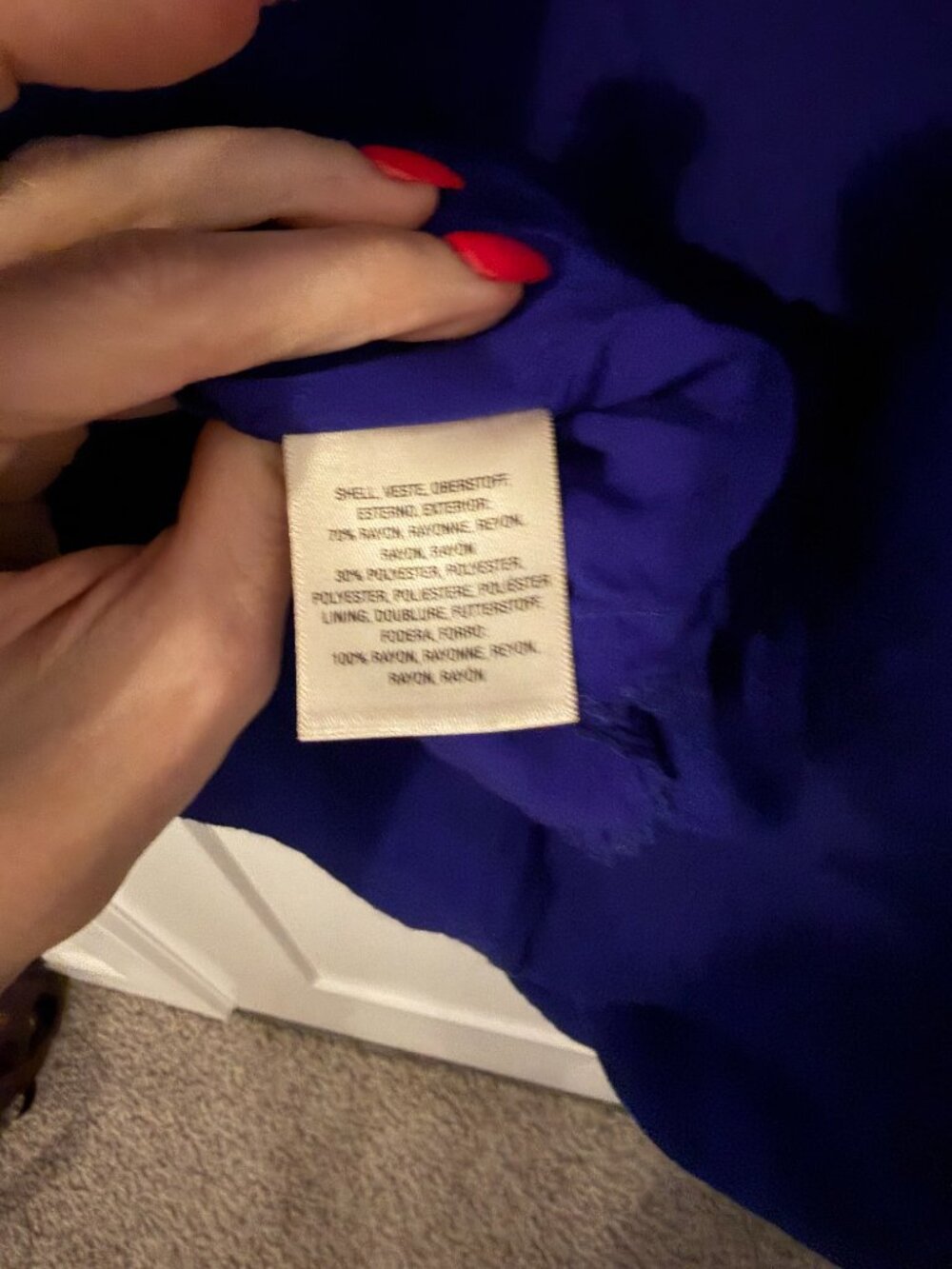 Moulinette Soeurs Royal Blue Dress - Picture 4 of 4